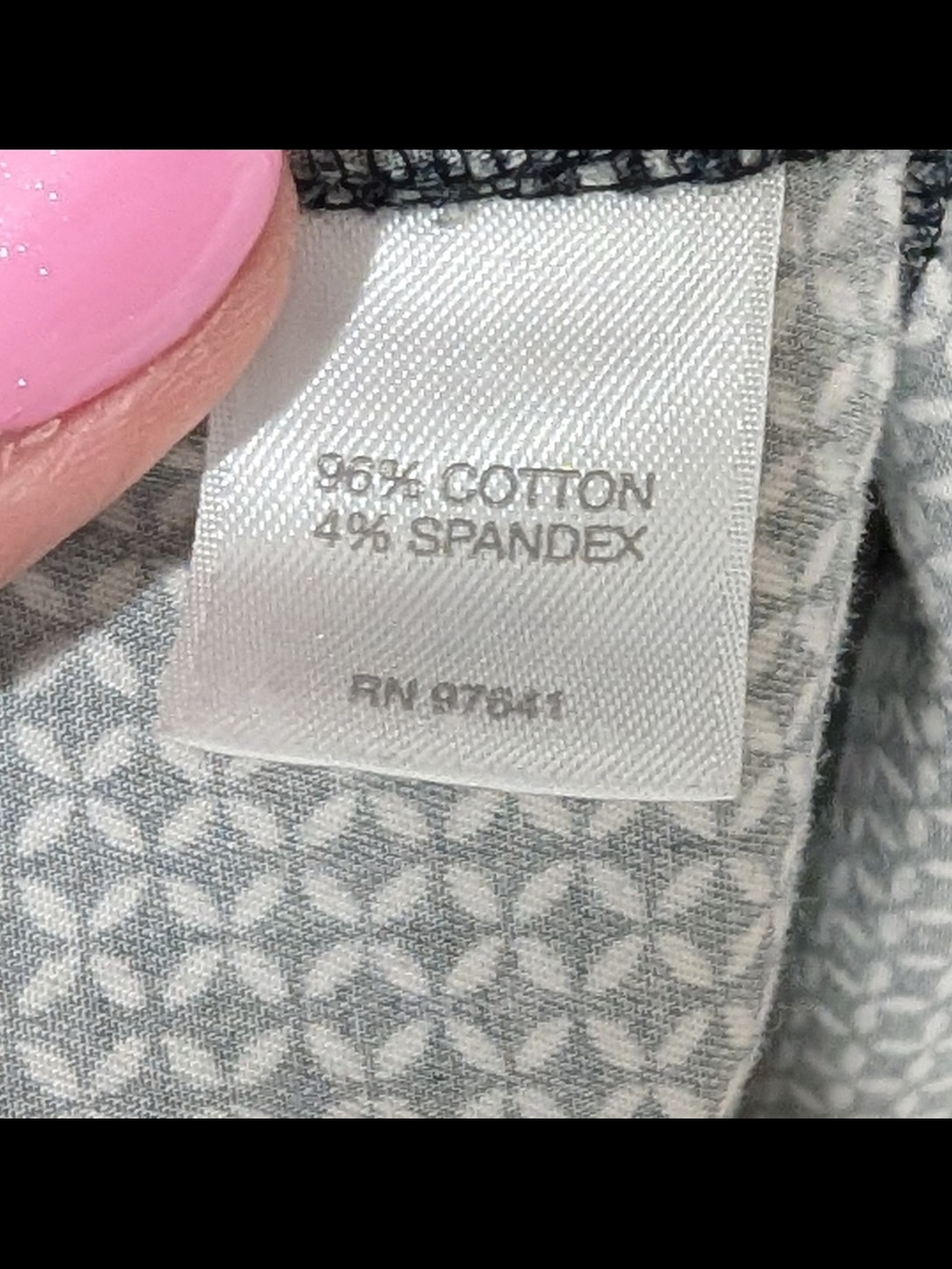 J. Jill Black and White Micro-Patterned Women's Dress Pants Size 14 Like New! - Picture 5 of 5